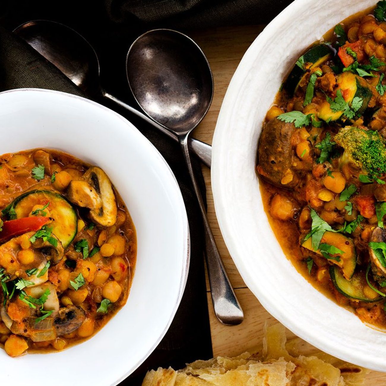 Curried Vegetables With Dahl