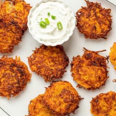 Curried Yam Latkes With Mustard Seeds - A Flavorful Twist