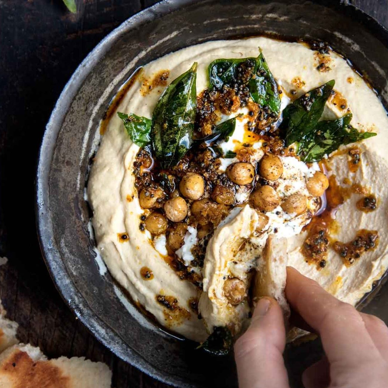 Curry-Lavender Hummus