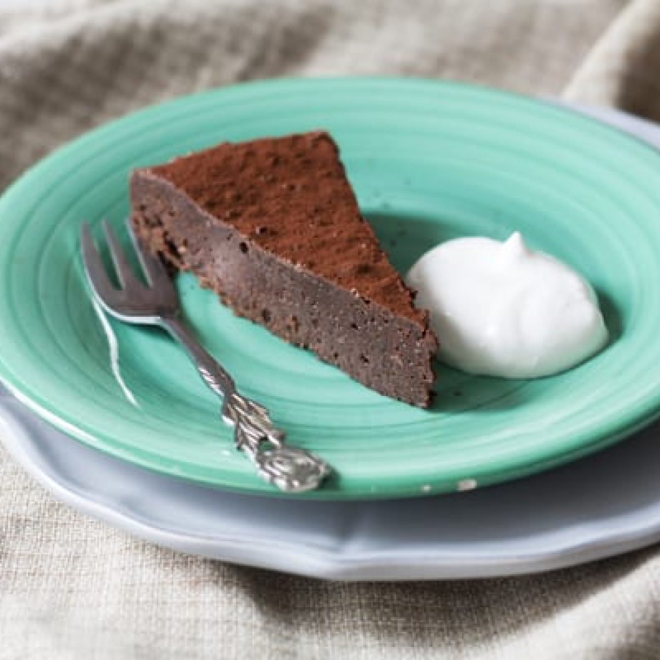 Dark Chocolate Almond Cake With Chocolate