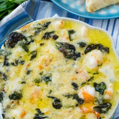 Deannes Spinach Dip With Seafood And