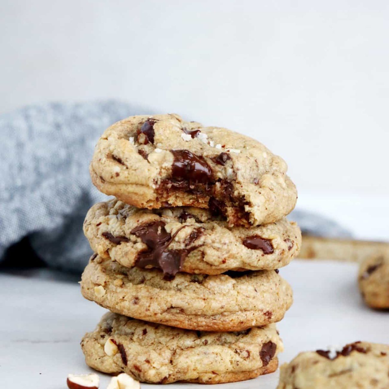 Decadent Chocolate Almond Cookies with a Sweet and Salty Twist