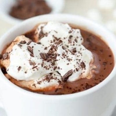 Decadent Homemade Hot Chocolate Recipe