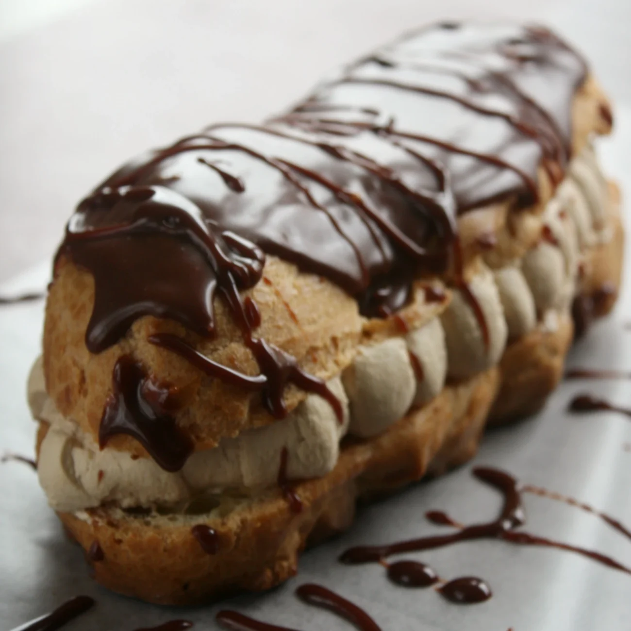 Decadent No-Sugar-Added Chocolate Eclairs Recipe