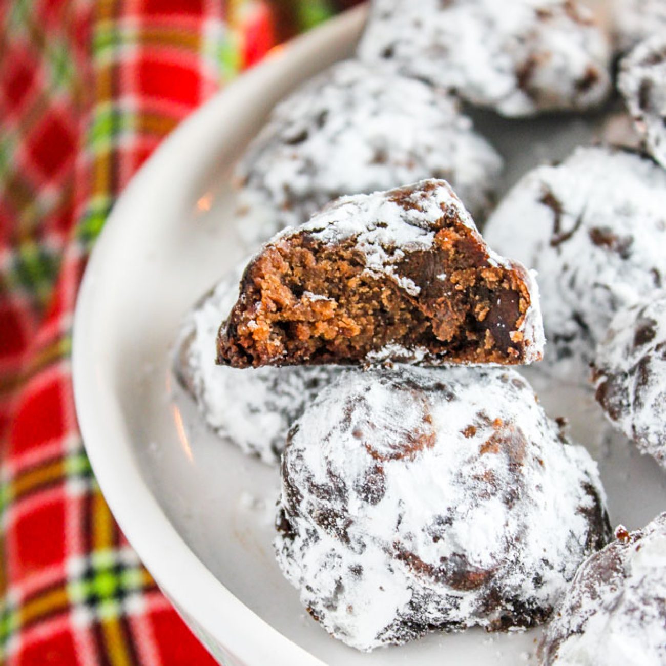 Decadent Triple Chocolate Truffle Cookies