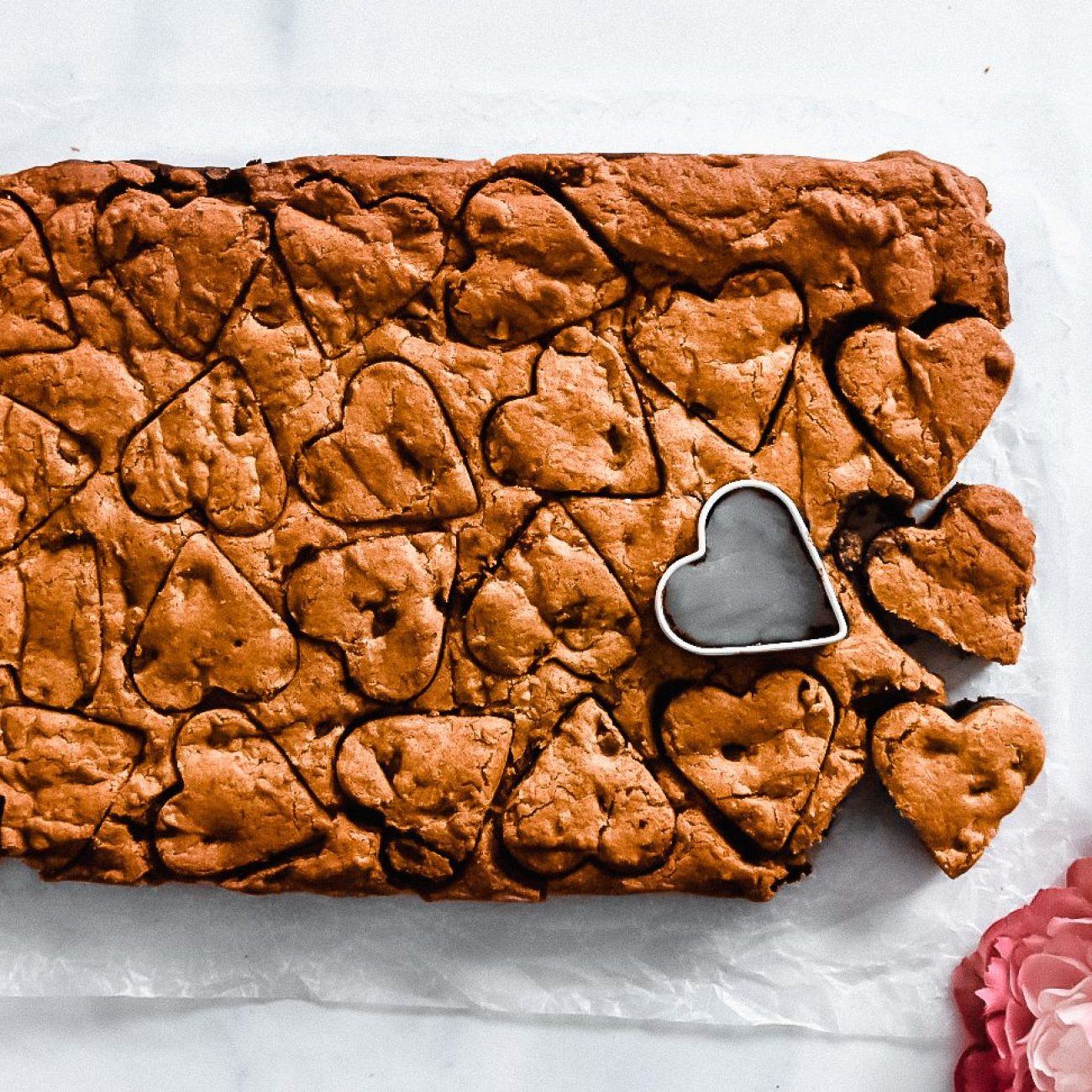 Decadent Valentine’s Day Heart-Shaped Cookies