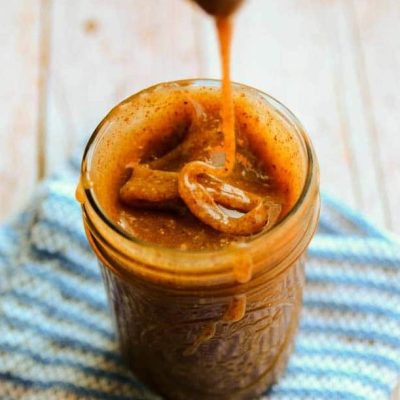 Decadent Warm Peanut Butter Caramel Sauce Recipe