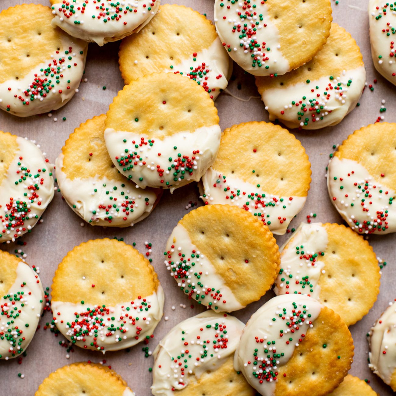 Decadent White Chocolate Peanut Butter Ritz Cracker Treats