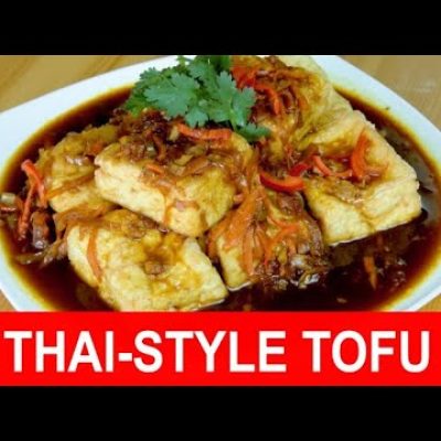 Deep Fried Tofu With Asian Plum Sauce Or Thai