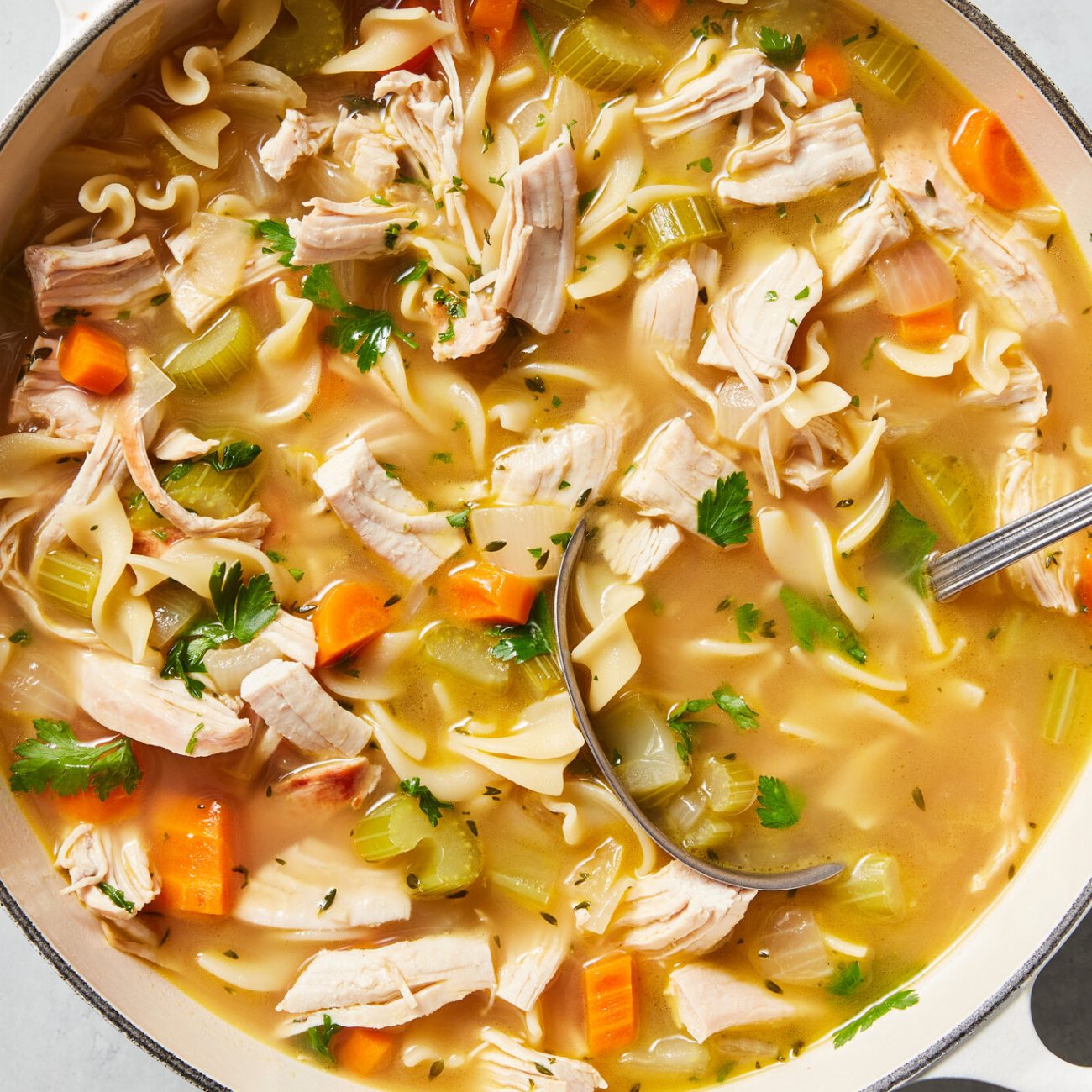 Delicious After The Holiday Turkey Rice Soup