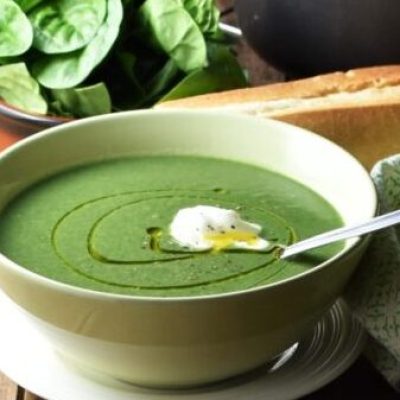 Delicious Cream Of Spinach Soup