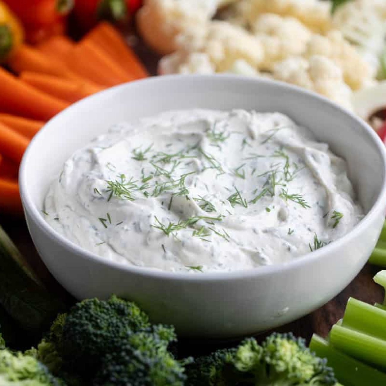 Delicious Dill Dip For Veggies