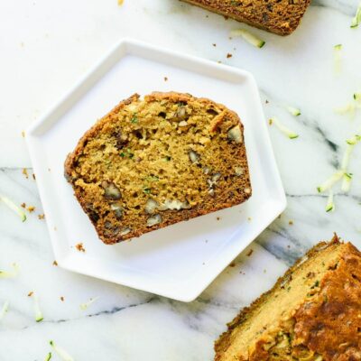 Delicious Eggless Zucchini Bread