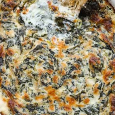 Delicious Four-Cheese Spinach Dip Recipe