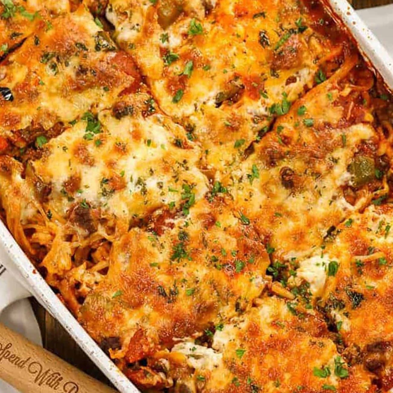 Delicious Ground Meat and Spaghetti Bake Recipe