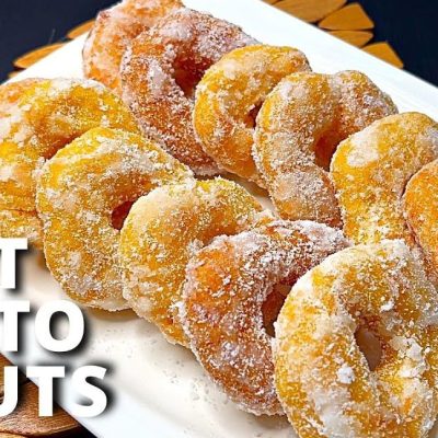 Delicious Homemade Sweet Potato Doughnut Delights