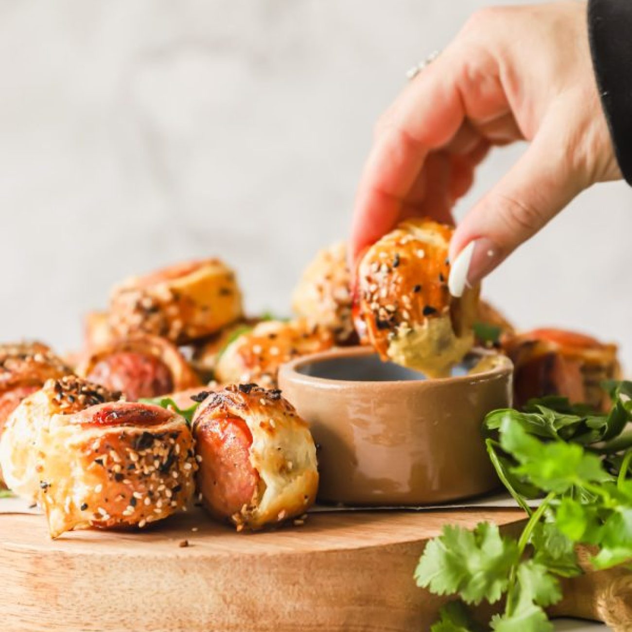 Delicious Homemade Sweet Sausage Pastry Bites