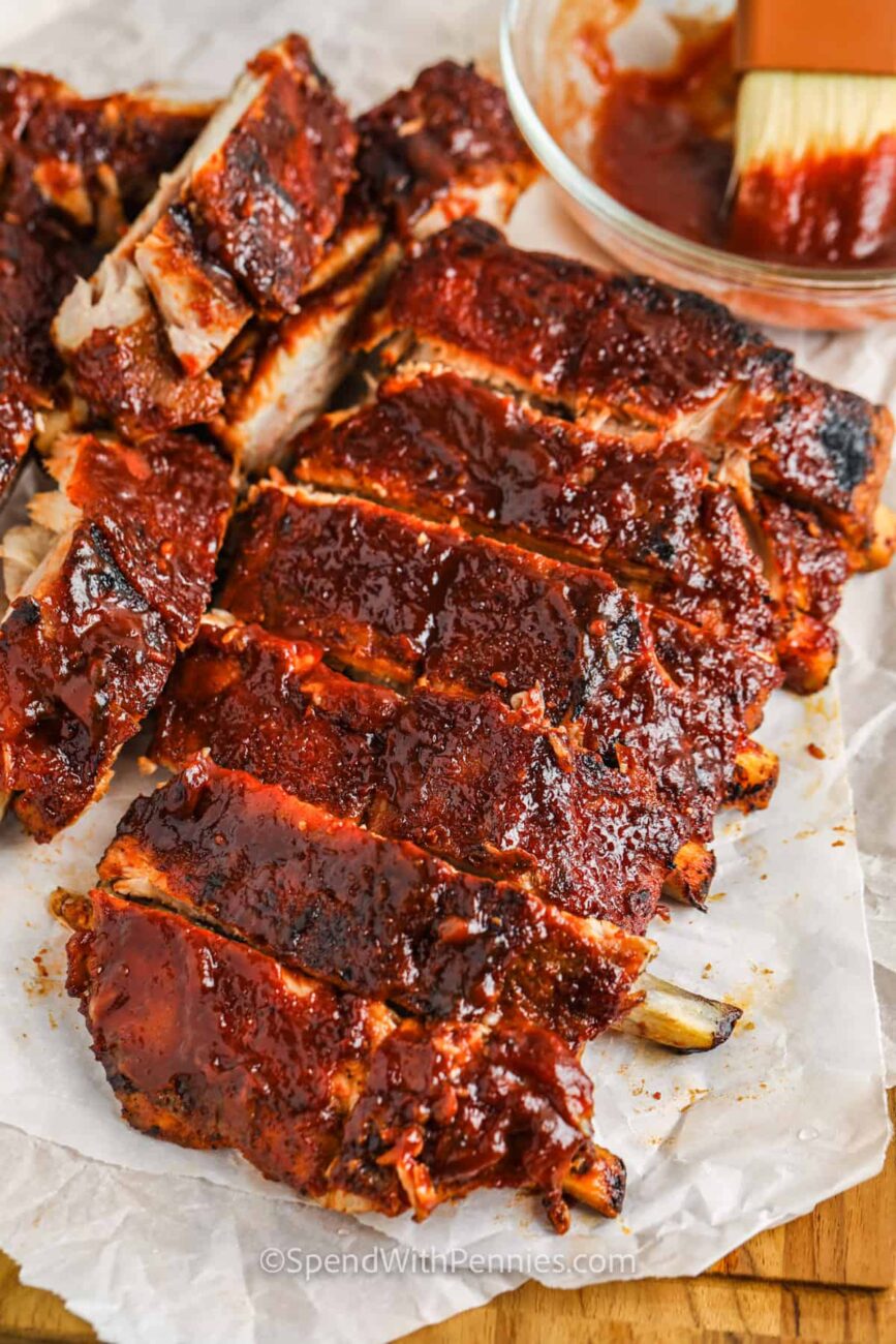 Delicious Oven Baked Barbecue Baby Back Ribs