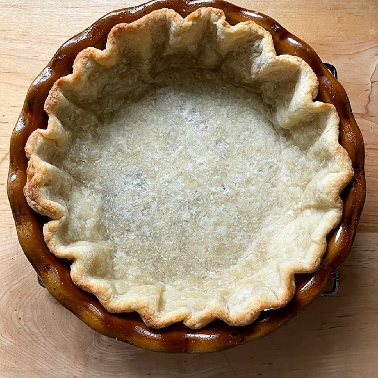 Delicious pie that is very popular in South Africa Cook time does not include time to bake your crust