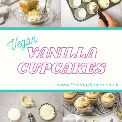 Delicious Plant-Based Golden Vanilla Cupcakes Recipe