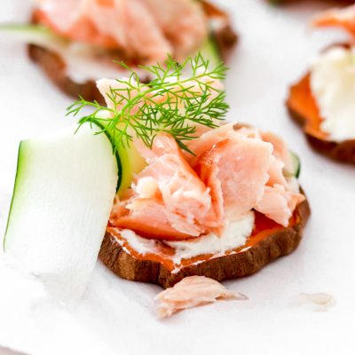 Delicious Smoked Salmon And Cream Cheese With Fresh Cilantro Recipe