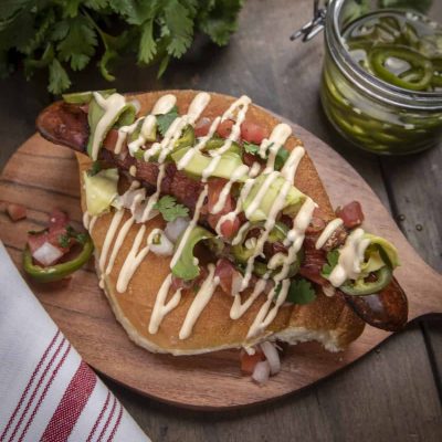 Delicious Sweet And Savory Bacon-Wrapped Hot Dogs Recipe