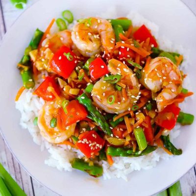 Delicious Sweet And Sour Shrimp Stir-Fry With Broccoli Recipe