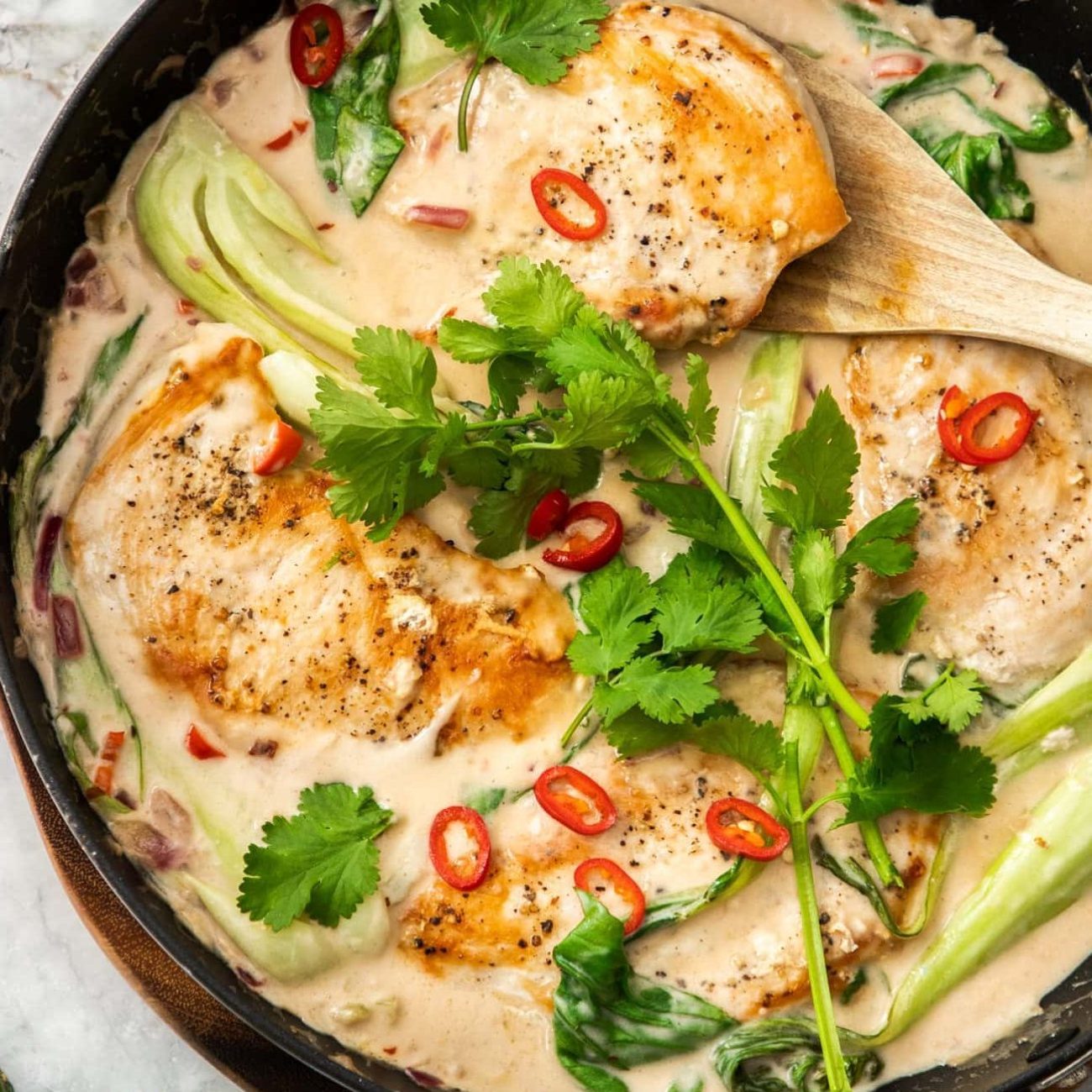 Delicious Thai-Style Coconut Chicken Recipe