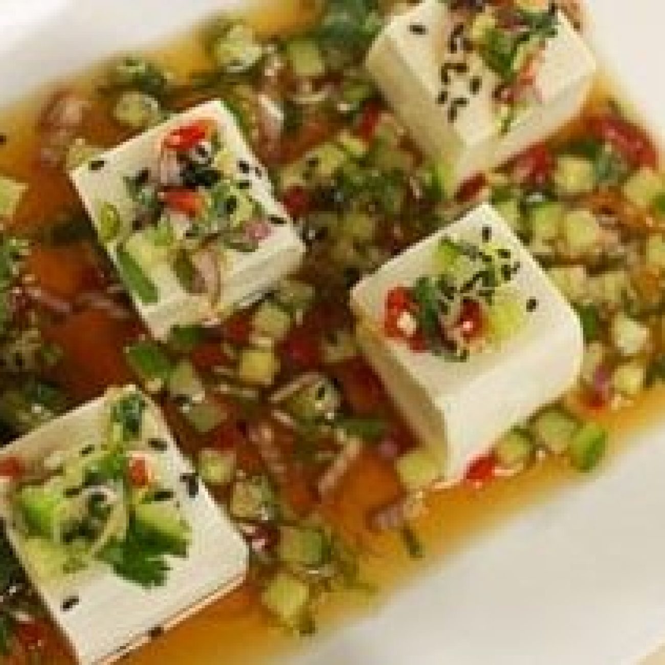 Delicious Thai-Style Tofu Salad Recipe (Yam Taohu)