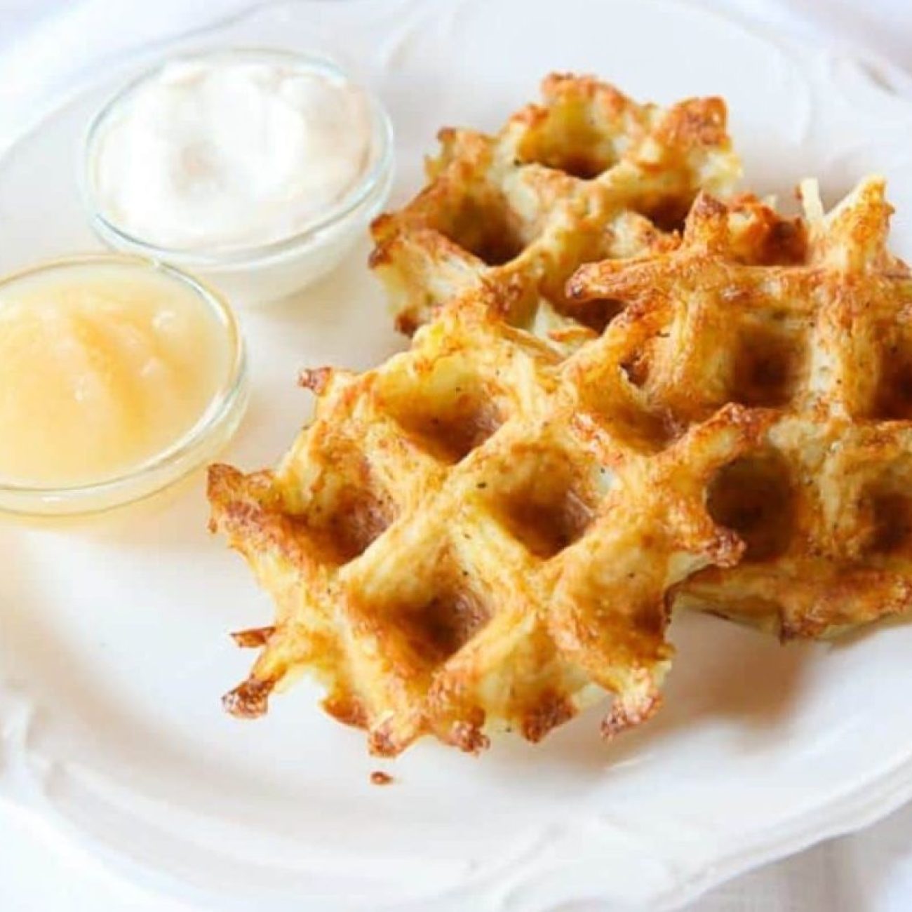 Deliciously Crispy Homemade Waffle Perfection