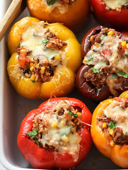 Deliciously Filled Colorful Bell Peppers: A Family Favorite Recipe