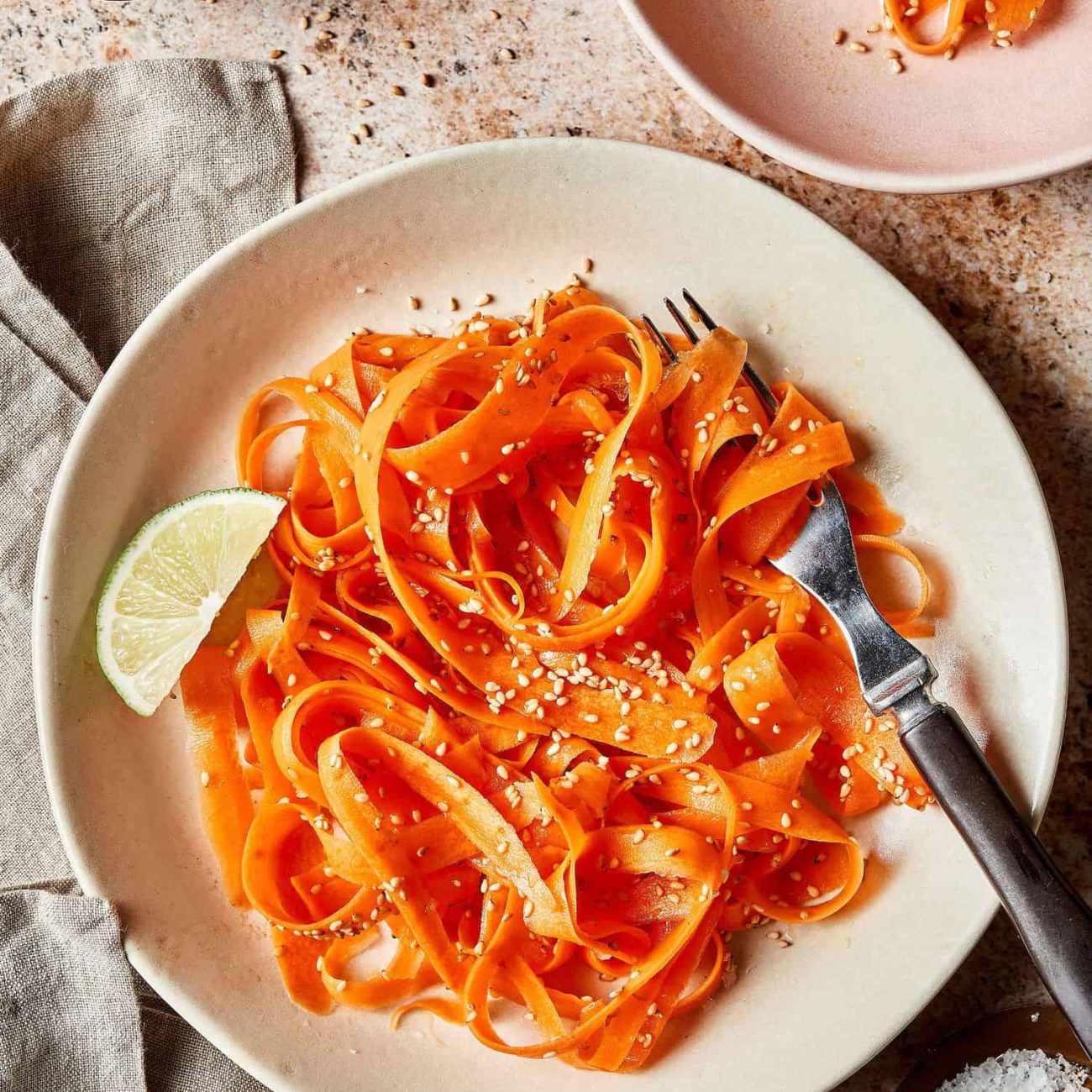 Deliciously Fresh Grated Carrot Salad Recipe