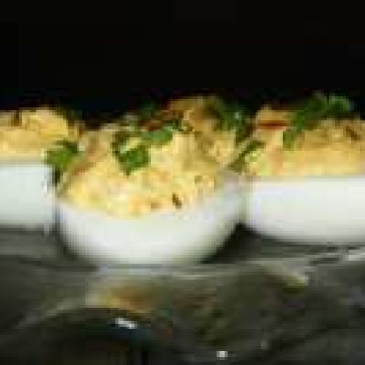 Deviled Eggs Moroccan Style