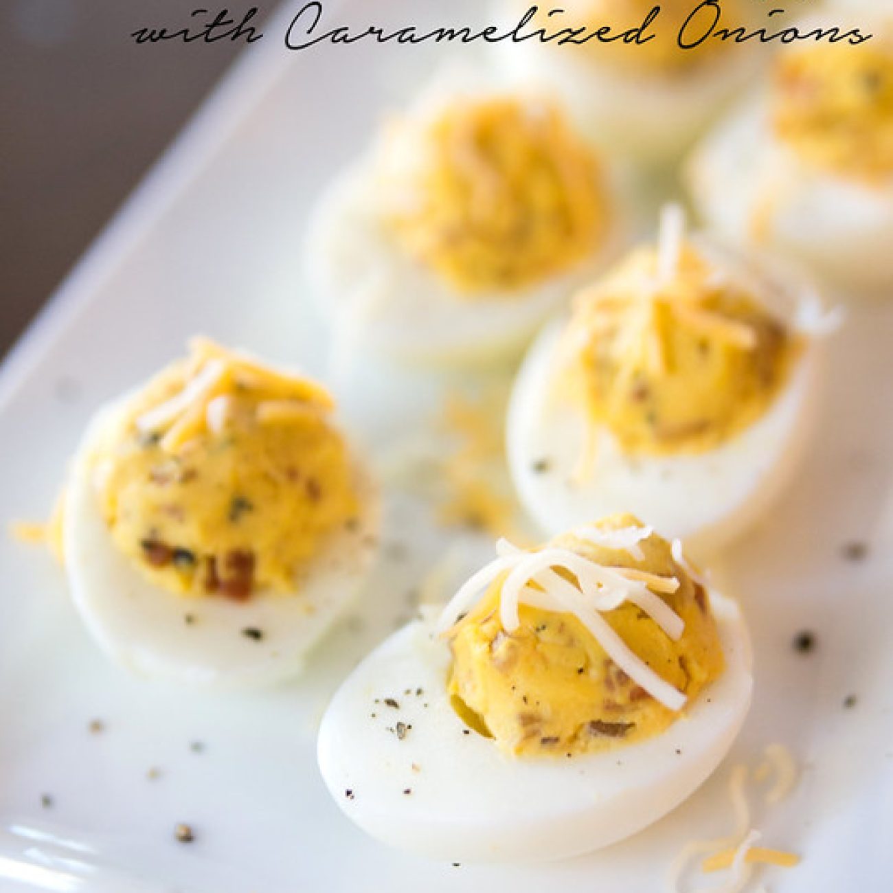 Deviled Eggs With Caramelized