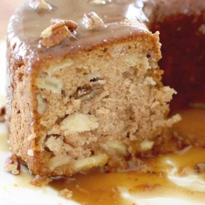 Dianes Fresh Apple Cake With Caramel Glaze