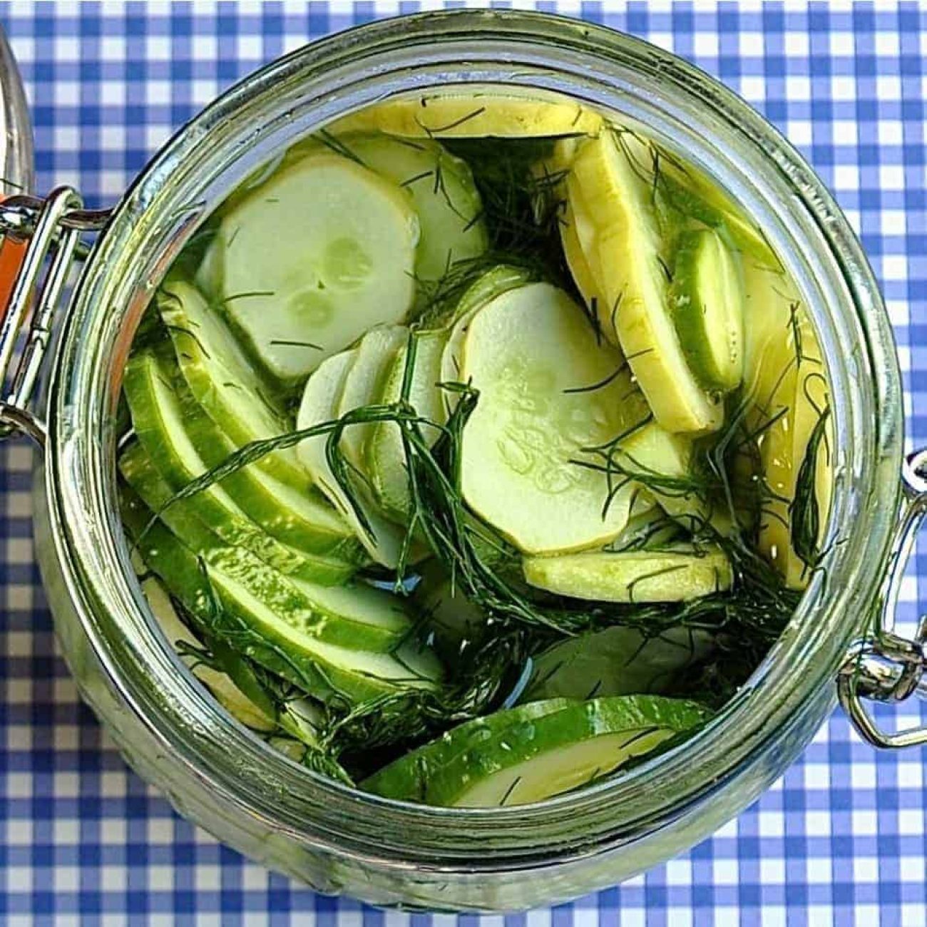 Dill & Garlic Refrigerator Pickles By The