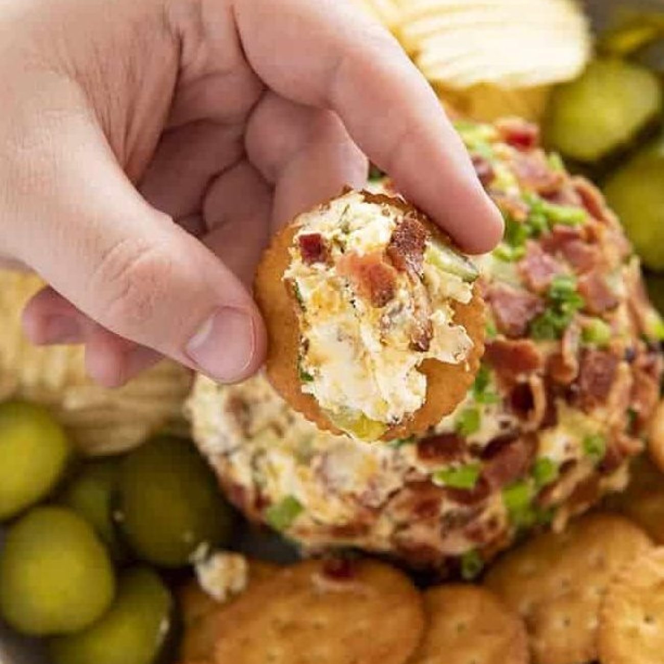 Dill Pickle Cheeseball