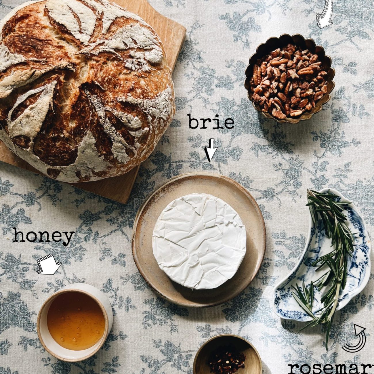 Divine Brie, Mushroom And Rosemary