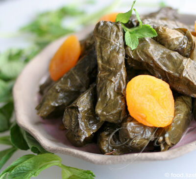 Dolmades Stuffed Grape Leaves With Rice