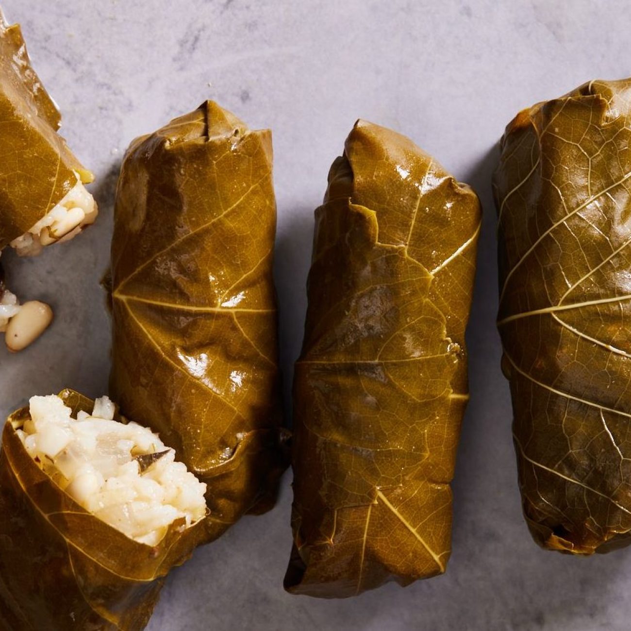 Dolmas Stuffed Grape Leaves