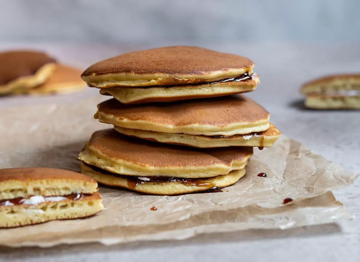 Dorayaki Sweet Filled Pancakes