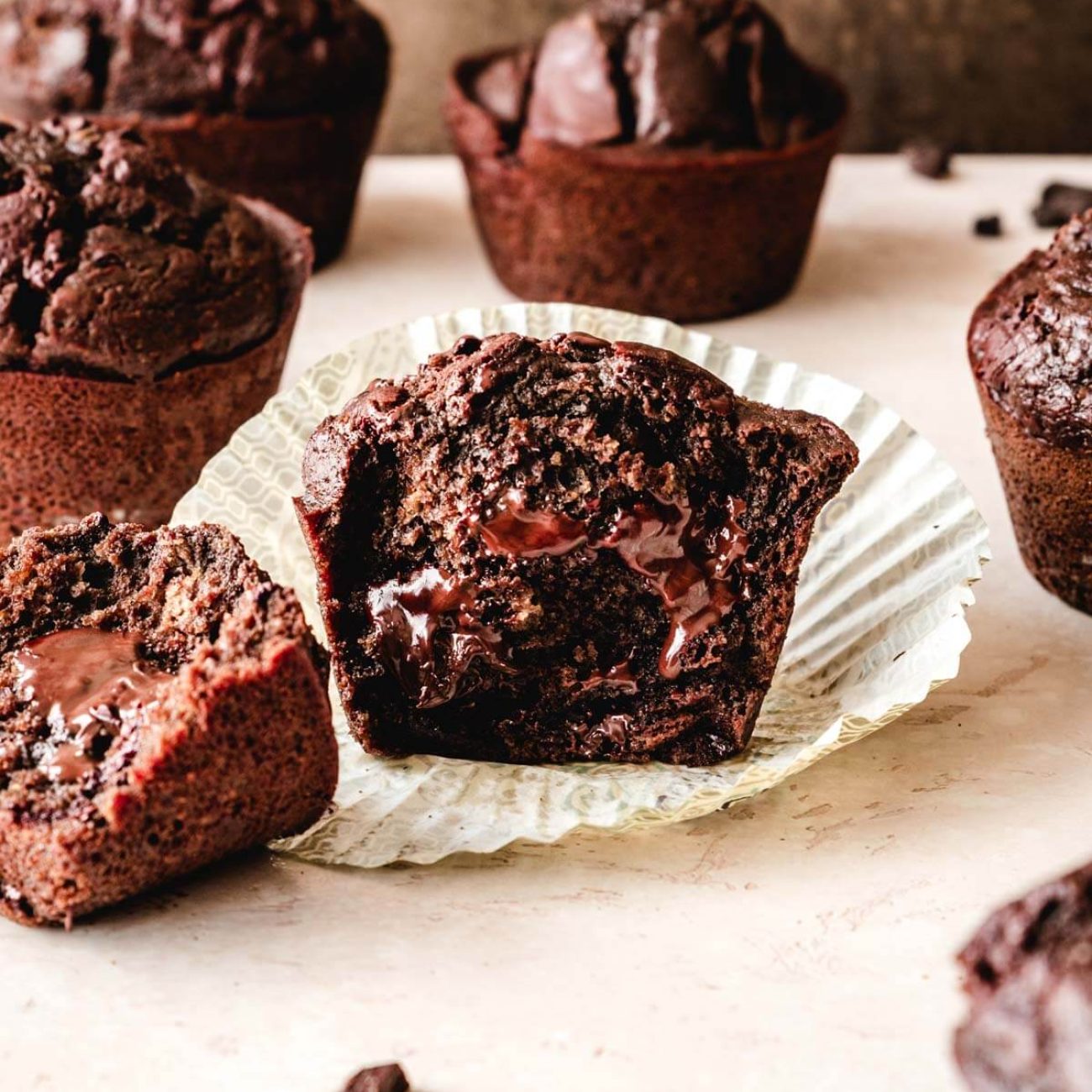 Double Chocolate Chip Mega Muffins