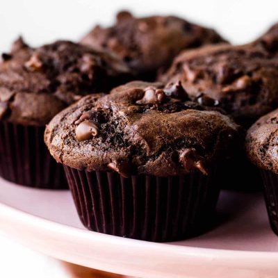 Double Chocolate Cupcakes With