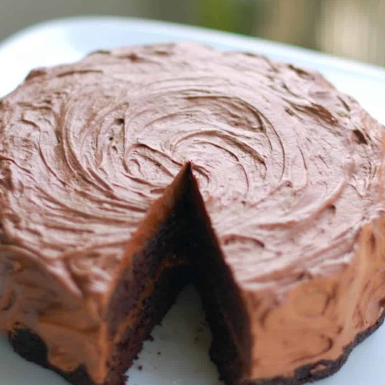 Double Chocolate Layer Cake