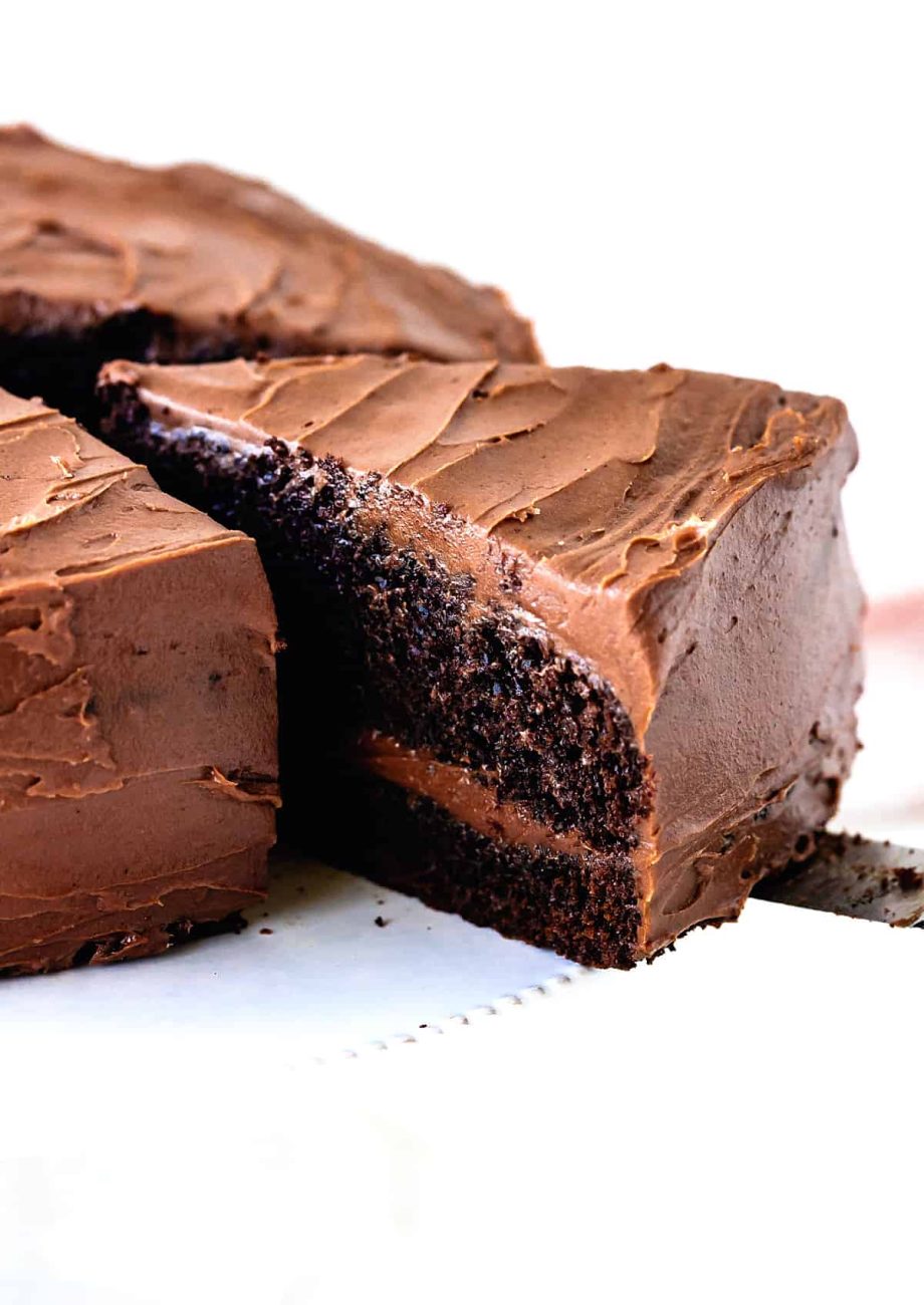 Double Layer Chocolate Cake