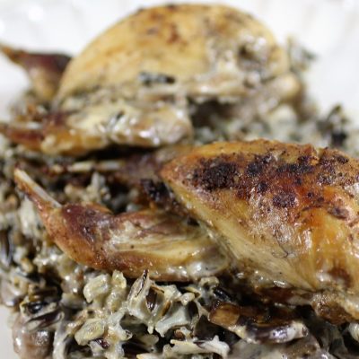 Dove Breasts And Wild Rice Casserole