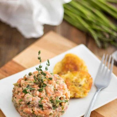 Dual Salmon Tartare Delight: A Fresh And Flavorful Recipe