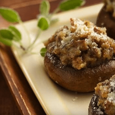 Duxelles Stuffed Mushrooms