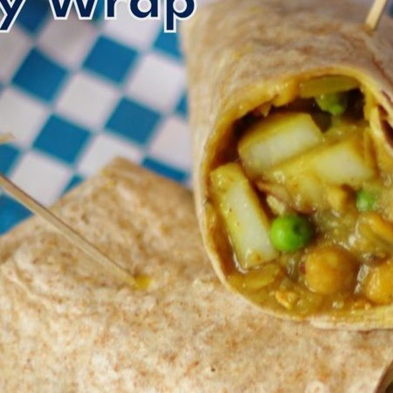 East Indian Pea & Potato Wrap