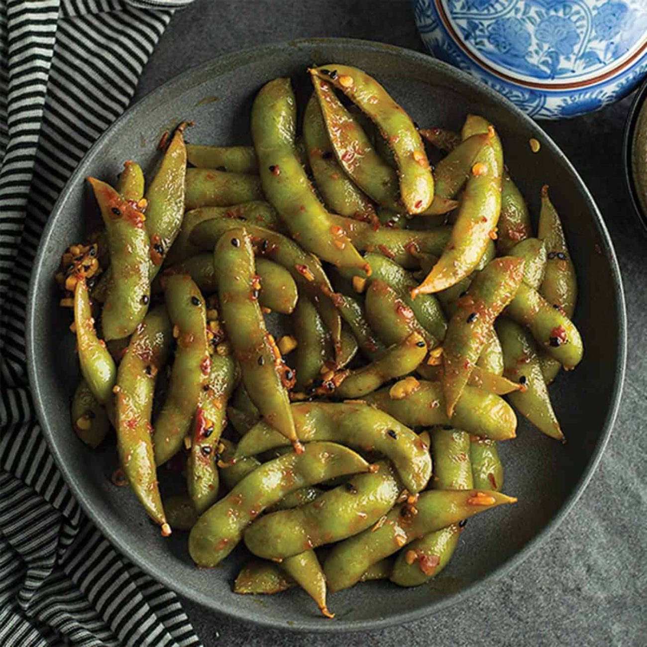 Easy 1-Point Zesty Spiced Edamame Recipe